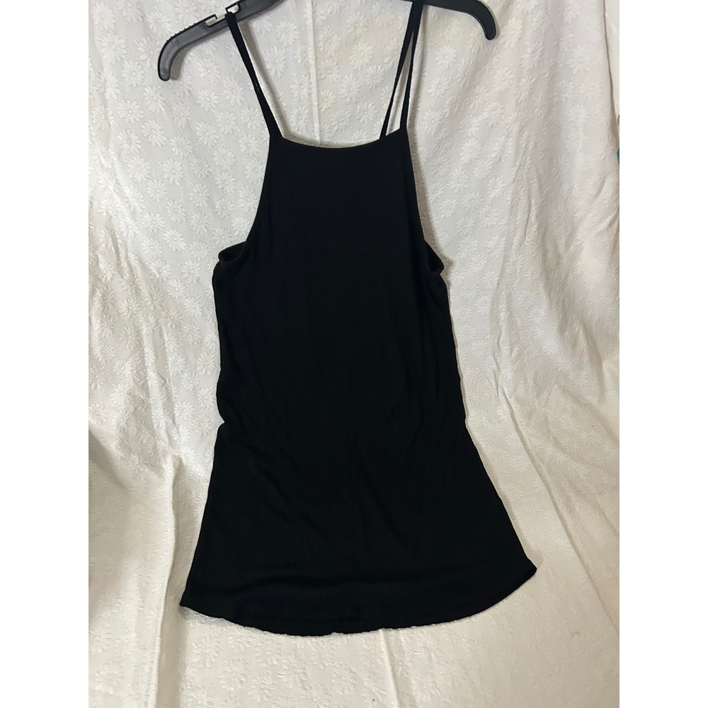 HM Divided Black 90s Minimalism Indie Sleeze/Grunge Model Off-Duty Bodycon L